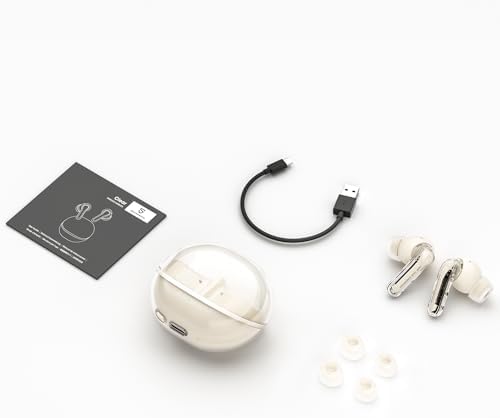 Affordable Sound PEATS Clear Wireless Earbuds – Bluetooth 5.3 Headphones with 12 mm Drivers for Deep Bass, Enhanced Call Clarity with Dual Mic and ENC, Gaming Mode for Low Latency, 40-Hour Playtime, IPX4 Water Resistance, Custom EQ via App for Tailored Audio Experience