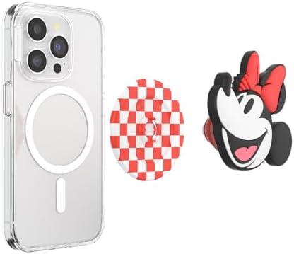 Disney Mickey Waffle Mag Safe Pop Grip – Stylish Magnetic Phone Stand with Swappable Design, Effortless Wireless Charging, Enhance Your Smartphone Experience with Fun & Functionality
