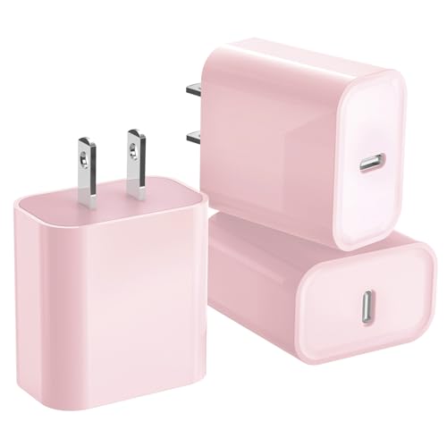 Ultimate 3-Pack USB-C Fast Charger for i Phone 16/15 – 20 W Power Delivery Quick Charge Adapter for i Pad Pro, Air Pods & More – Compact, Reliable & Safe Charging Solution for Home, Office, and Travel