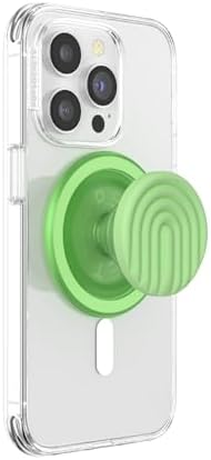 Transform Your Mobile Experience with the Stylish Curves Matcha Dew Pop Sockets Mag Safe Grip – Magnetic Phone Stand & Secure Holder for Effortless Customization, Kickstand Functionality for Hands-Free Viewing, and Wireless Charging Compatibility for Uninterrupted Performance
