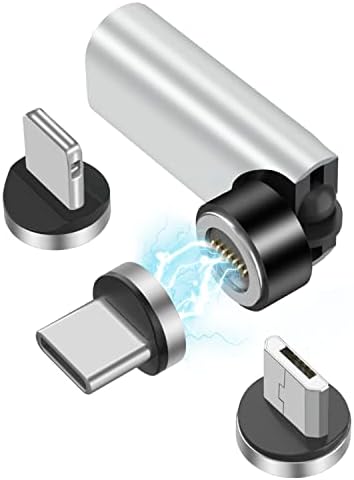 Revolutionize Your Charging with 540° Rotate Magnetic Charging Cables – 6.6 ft, 3-Pack, Universal Compatibility for USB Type C & Micro USB Devices, Fast Charging & 480 Mbps Data Transfer for Effortless Connectivity