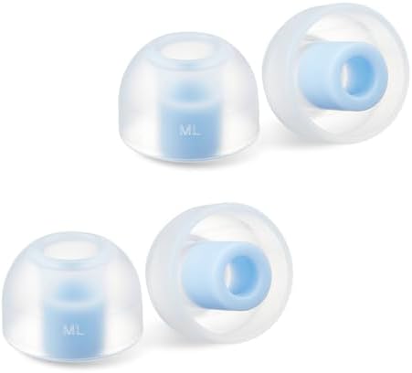 AZLA Sedna Earfit Origin (ML) – Premium Medical-Grade Silicone Earbud Tips for Superior Noise Isolation and Comfort – Ideal for All Wired and Noise-Canceling Headphones and Earbuds, Enhance Your Audio Experience with Optimal Fit and Durability