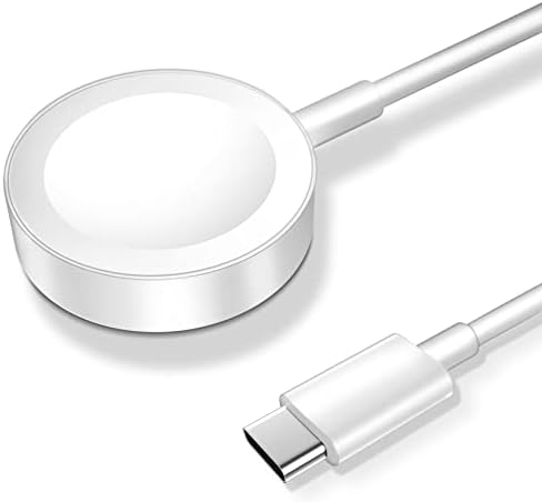 Revolutionary USB-C Magnetic Charging Cable for Apple Watch – High-Speed 6.6 FT Charging Solution Compatible with All Series Models Including Ultra2/Ultra/8/7/6/SE/SE2/5/4/3/2 – Elegant Black Design Ideal for Home and Office Use – Durable Smartwatch Charger for Optimal Performance and Convenience