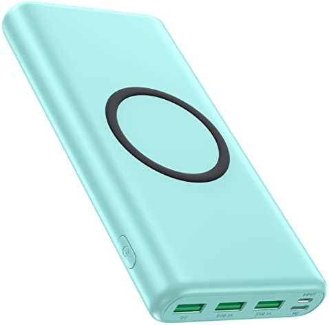 Ultra-High Capacity Wireless Portable Power Bank – 33,800 m Ah with 15 W Fast Wireless Charging & 25 W PD QC 4.0 – Versatile Dual Input & 5 Output Ports – Ideal for i Phone 16/15/14/13/12 & Android Devices – Essential Travel Companion with Enhanced Speed and Durability