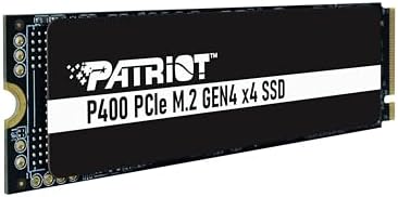 Patriot Memory P400 Lite 500 GB M.2 PCIe Gen 4 SSD – Ultimate High-Speed NVMe Storage for Gaming and Content Creation – Reliable Performance with Enhanced Thermal Management and 3-Year Warranty – Upgrade Your System Now!