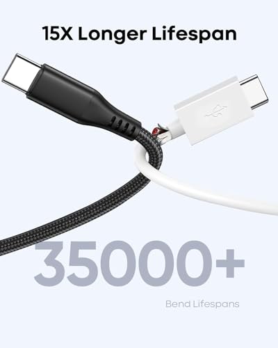 20 FT Extra-Long USB C Charging Cable – High-Speed Nylon Braided Cord for Mac Book, PS5, Nintendo Switch & More – Flexible, Durable, Tangle-Resistant Design for Effortless Connectivity and Rapid Data Transfer