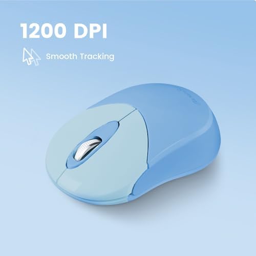 Elevate Your Productivity with the Perixx PERIMICE-802 PP Wireless Bluetooth Mouse – Sleek Purple Design for Windows, i OS & Android Devices – Ergonomic Comfort and High Precision Tracking for On-the-Go Professionals