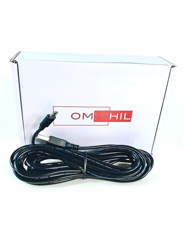 OMNIHIL 15 FT High-Speed Micro-USB 2.0 Cable: Ultimate Compatibility with Hypergear 20000 m Ah Power Bank Model 1545 B – Versatile Charging Solution with OVP OCP SCP Protection for Enhanced Durability and Performance