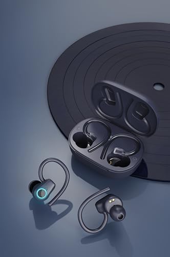 Elevate Your Audio Journey with Cutting-Edge Bluetooth 5.3 Waterproof Earbuds – 60-Hour Playtime, Ergonomic Design for Active Lifestyles, Advanced Noise Cancellation, and Smart Battery Display – Ideal for Fitness Enthusiasts and Daily Travelers – Rapid USB-C Charging for Seamless Connectivity and Superior Performance