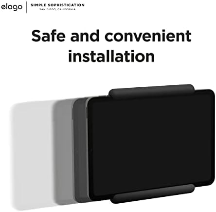 Elevate Your Smart Home with the Elago Wall Mount for i Pads – Stylish and Functional Tablet Stand with Scratch-Free Protection, Effortless Installation, and Integrated Cable Management – Compatible with Mini, Air, and Pro Models for Seamless Home Kit Integration and Enhanced Aesthetics