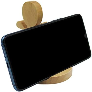 Whimsical Dog-Themed Wooden Phone Stand – Charming Desk Accessory for Mobile Devices, Perfect Gift for Pet Enthusiasts, Stylish and Functional Home Office Decor with Stable Anti-Slip Base for Enhanced Productivity and Optimal Viewing Experience