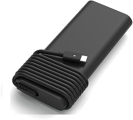 100 W USB-C Charger for Dell Latitude Laptops – Fast Charging Power Adapter for Models 7640, 7440, 7340, 7530 & More – Universal Compatibility with 90 W, 65 W, 60 W Type-C Devices – Enhanced Safety Features & Reliable Performance – Perfect for 2-in-1 Laptops – Includes 3-Prong Power Cord