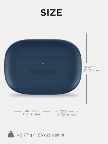 Lenovo TWS Yoga PC Edition Earbuds in Tidal Teal – Experience Superior Sound with Cutting-Edge Active Noise Cancellation, Bluetooth 5.3 Connectivity, and 3-Mic ENC for Exceptional Call Clarity – Tailor Your Audio with Customizable AI EQ Mode for Gaming, Entertainment, and Professional Applications – Ergonomically Designed for All-Day Wear and Effortless Versatility