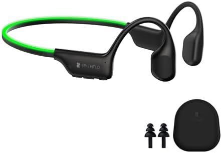 Revolutionary Bluetooth 5.3 Bone Conduction Headphones – Open-Ear Wireless Earbuds with Built-in Mic for Active Lifestyles, IPX7 Waterproof & 32 GB MP3 Storage – Perfect for Running, Cycling, and Sports Workouts – 8 Hours Playtime with Enhanced Sound Awareness and Visibility