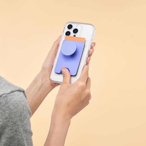 Cobalt Pop Sockets Phone Wallet: Premium Card Holder with Expanding Grip and Mag Safe Compatibility for Effortless Wireless Charging – The Perfect Accessory for On-the-Go Mobile Users Seeking Style and Functionality