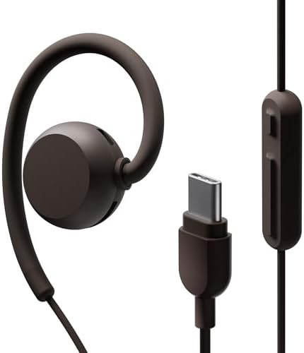 Elevate Your Audio Experience with NWM Wired Open Ear Speakers – Cutting-Edge PSZ Technology for Enhanced Sound Clarity, Lightweight Comfort, and Chic Dark Brown Design – Ideal for Everyday Use and Seamless Communication with Premium Microphone, Perfect for Active Lifestyles
