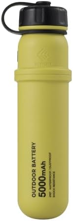 NESTOUT 5000 m Ah Waterproof Portable Charger – IP67 Rated Power Bank with 15 W USB-C Fast Charging, Shockproof Design for Ultimate Durability in Outdoor Adventures – Ideal Battery Pack for Hiking, Camping, and Travel Essentials