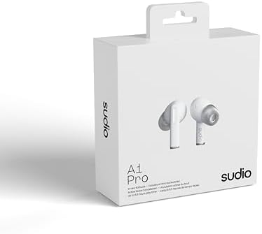 Sudio A1 Pro Wireless Earbuds – Premium Bluetooth 5.3 Noise Cancelling Earphones, Waterproof Design with Touch Control, Stylish Purple Finish, Ideal for Music Lovers and Active Lifestyles, Enhanced Comfort and Sound Quality with Compact Charging Case