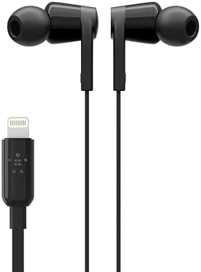 Belkin Sound Form USB-C Wired Earbuds – Premium In-Ear Earphones with Microphone for i Phone 15, i Pad Mini, Galaxy S24, Google Pixel & Android – Noise-Isolating, Sweat-Resistant Design for Ultimate Audio Performance – Black – Seamless Connectivity & Comfort