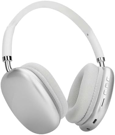 Elevate Your Sound with AUDALA Wireless Bluetooth Over-Ear Headphones – 28-Hour Playtime, Built-in Microphone & Sleek Silver Finish for Ultimate Comfort and Style, Ideal for Music Lovers, Fitness Fanatics, and Daily Commuters on i OS & Android Devices