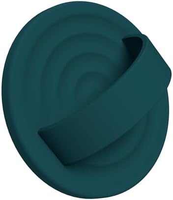 Upgraded Magnetic Phone Grip for i Phone: Premium Silicone Loop Holder with Mag Safe Compatibility – Ergonomic 360-Degree Stand, Non-Slip Design in Sleek Black for Enhanced Comfort and Secure Handling on i Phone 16/15/14/13/12 Pro Max/Plus