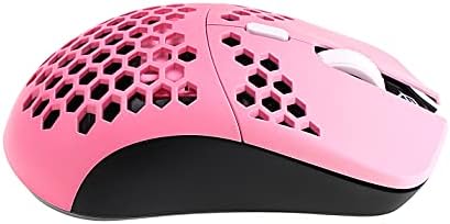 Gwolves Hati HTS Ultralight Honeycomb Wired Gaming Mouse – 48 g Precision with 16,000 DPI Sensor, Low Latency, Anti-Interference, 6 Customizable Buttons, On-Board Memory for PC/Mac/Laptop – Stardust Golden Small Edition for Maximum Speed and Comfort