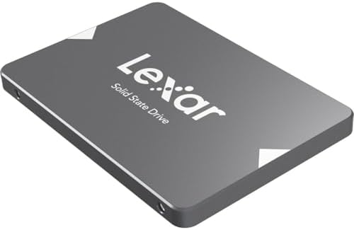 Transform Your Computing with the Lexar 480 GB NQ100 SATA III SSD – Unleash Blazing 550 MB/s Read Speeds for Superior Performance and Unmatched Reliability in a 2.5-Inch Form Factor – Ideal for Gamers and Professionals Seeking Lightning-Fast Data Solutions
