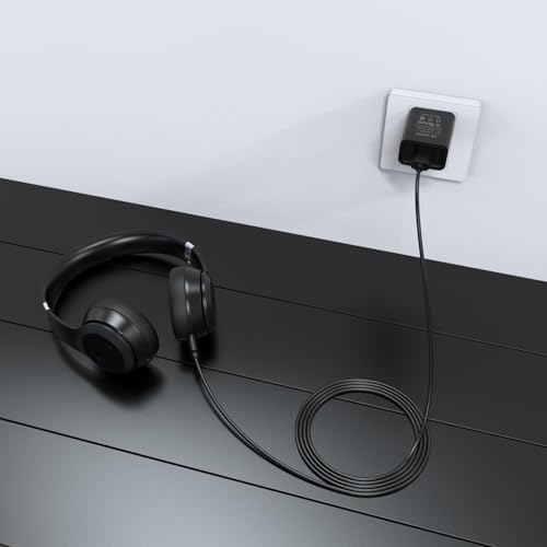 Ultra-Fast USB C Charger Cable for Beats Solo 4 & Studio Buds Pro | Premium Type-C Power Cord Adapter with Enhanced Compatibility & Durability | Ideal for Travel & Daily Use | Keep Your Headphones Fully Charged Effortlessly