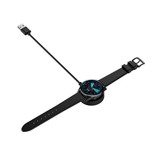 Ticwatch C2 Smartwatch Charging Cable – High-Speed USB Data Sync & Durable Charger Dock, Sleek Black Design for Enhanced Compatibility and Efficient Power Management