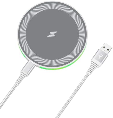 15 W Fast Wireless Charging Pad for Samsung Galaxy S25 Ultra, Pixel 9 Series, and i Phone 16 – Universal Charging Station with Enhanced Safety Features and Non-Slip Design for All Qi-Compatible Devices – High-Speed Charging, Case-Friendly, and Reliable Performance for Everyday Use