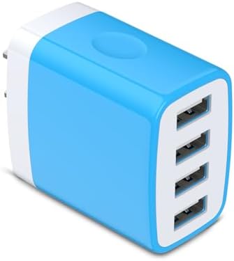 Dual USB Wall Charger 2-Pack – Rapid Charge Block for i Phone, Samsung Galaxy & Google Pixel – Universal Compatibility Power Adapter for Home, Office, and Travel – Fast Charging Technology with Compact Design – Reliable Multi Plug Outlet Solution for All Your Devices