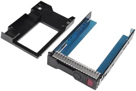 Transform Your HP Proliant Server: 2.5 to 3.5 Hard Drive Adapter SSD with Tray Caddy for Enhanced Storage & Speed | Compatible with DL360 e, DL380 e, BL460 c & More | Effortless Plug-and-Play Installation for IT Professionals & Enthusiasts | Elevate Performance with Secure, Durable Design and Faster Data Transfers