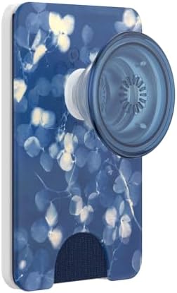 Transform Your Mobile Experience with the Butterfly Pea Blue Pop Sockets Phone Wallet – Stylish Grip, Mag Safe Integration, and Wireless Charging Ready Card Holder for Ultimate Convenience on the Go