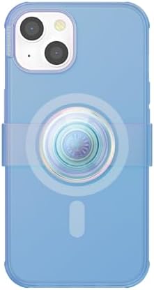 Pop Sockets i Phone 14 Pro Case with Integrated Slidable Grip & Kickstand – Pink Opalescent – Ultimate Wireless Charging Compatibility, 10 ft Drop Protection, and Easy Mag Safe Integration for Enhanced Mobile Experience