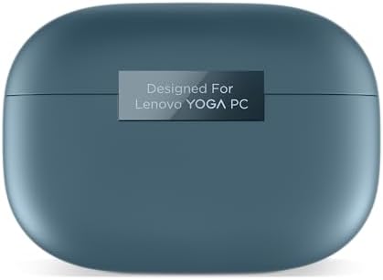 Lenovo TWS Yoga PC Edition Earbuds in Tidal Teal – Experience Superior Sound with Cutting-Edge Active Noise Cancellation, Bluetooth 5.3 Connectivity, and 3-Mic ENC for Exceptional Call Clarity – Tailor Your Audio with Customizable AI EQ Mode for Gaming, Entertainment, and Professional Applications – Ergonomically Designed for All-Day Wear and Effortless Versatility