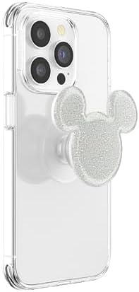 Disney Classic Mouse Pop Sockets Phone Grip with Versatile Kickstand – Ultimate Anti-Drop Phone Holder for One-Handed Use and Easy Style Switchability – Compatible with i Phone, Samsung, and Most Cases – Ideal for Wireless Charging and Everyday Convenience