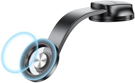 Revolutionary Mag Safe Car Phone Mount with Superior Suction – Adjustable Magnetic Holder for i Phone 16, 15, 14, 13, 12 Pro Max & Plus – Bendable Memory Alloy for Customized Viewing Angles – Ultimate Safety & Navigation Companion – Premium Car Accessory for Unmatched Device Compatibility