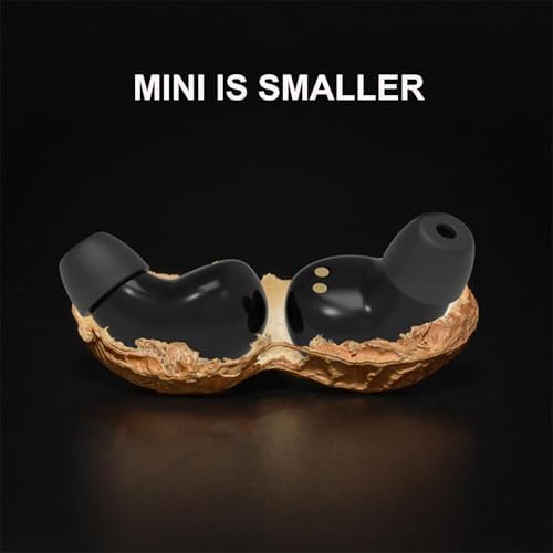 Ultra-Compact Bluetooth Invisible Earbuds for Sleep – Discreet Noise-Cancelling Mini Headphones Perfect for Side Sleepers and Work – Enhanced Comfort and Connectivity Features for an Immersive Audio Experience