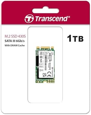 Upgrade Your System with Transcend 256 GB M.2 2242 SATA III SSD – High-Speed Internal Solid State Drive for Enhanced Gaming & Productivity, Achieve Up to 530 MB/s Read Speeds, DRAM Cache for Lightning-Fast Performance, Durable 3 D TLC NAND Technology, Perfect for Laptops, PCs, and Ultrabooks!