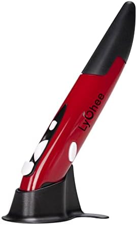 Transform Your Workflow with the Lychee Wireless Optical Pocket Pen Mouse – Compact 2.4 GHz Mini Air Mouse Featuring Adjustable 800/1200/1600 DPI for Ultimate Precision on PC, Laptop & Mac – Sleek Grey Design for On-the-Go Professionals and Students