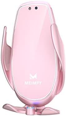 Innovative Wireless Car Charger Mount with Auto-Clamping Technology – 15 W Qi Fast Charging for All Smartphones, Magnetic DC Compatibility, and Sleek Design for Effortless Convenience in Your Vehicle