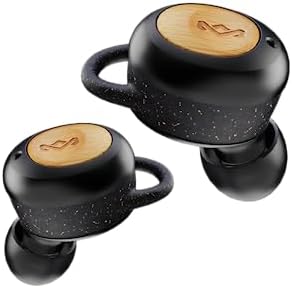 House of Marley Champion 2 True Wireless Earbuds – Eco-Friendly Bluetooth Earbuds with 35 Hours Playtime, Built-in Microphone, and Sustainable Materials in Cream – Perfect for Music Lovers and Environmentally Conscious Consumers