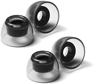 Upgrade Your Listening Experience with AZLA Sedna Earfit Crystal Replacement Earbud Tips (Size L) – 2 Pairs of Silicone Eartips for Enhanced Noise Isolation and Comfort – Compatible with Galaxy Buds 2 Pro, Air Pods Pro, Beats Power Beats Pro & Skullcandy – Perfect Fit for Long Listening Sessions – Elevate Sound Quality and Reduce Ear Fatigue