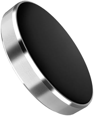 Mini Magnetic Car Dashboard Mount Mobile Phone Holder with Metal Body (Made in India) (Silver) – Enhanced Compatibility and Speed