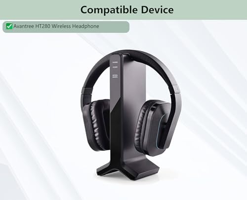 Upgrade Your Avantree HT280 Wireless Headphones with Luxurious Replacement Earpads – High-Density Foam and Soft Fabric Cushions for Ultimate Comfort and Enhanced Audio Quality