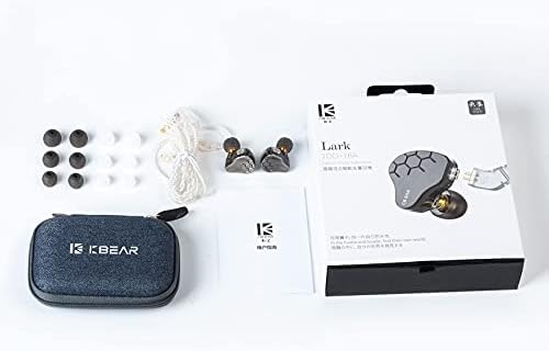 Kinboofi KBEAR Rosefinch Aqua Green Wired In-Ear Headphones – High-Performance Noise-Canceling Earbuds with Aviation-Grade Zinc Alloy Construction and Detachable Cable for Custom Audio – Perfect for Singers and Audiophiles Seeking Unmatched Sound Clarity and Comfort