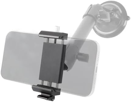 Durable Aluminum Quick Release Car Phone Holder Mount with 1″ Ball – Universal Compatibility for Smartphones 2.4″ to 3.4″ Wide, Perfect for RAM Mounts B Size Arm, Effortless Attachment and 360-Degree Rotation for Safe Hands-Free Navigation
