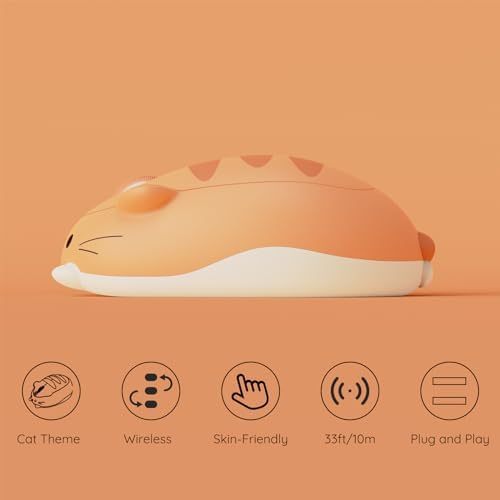 Akko Cat Theme Pink Wireless Gaming Mouse – Tri-Mode Connectivity for Seamless Use Across Devices, Adorable Cartoon Design for Enhanced Aesthetic, Ergonomic & Lightweight for Extended Comfort, Ideal for Mac & Windows Users – Elevate Your Gaming Experience with Style!