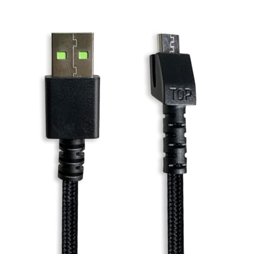 High-Speed Razer Mouse Charging Cable – Durable USB Charger Cord for Naga Pro, Viper Ultimate, Death Adder V2 Pro & Basilisk Ultimate – Enhanced Compatibility & Performance Boost for Gamers and Professionals