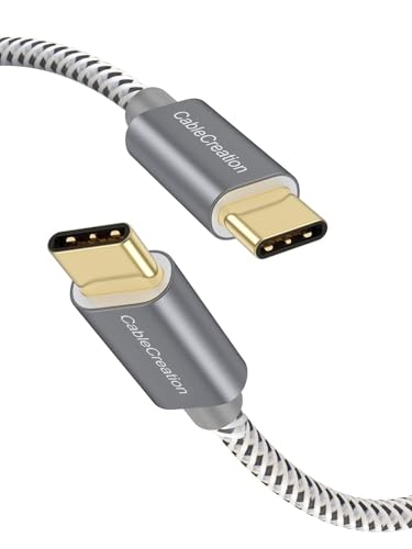 Unleash Powerful Connectivity with Cable Creation 3 ft USB C to USB C Cable – 10 Gbps Data Transfer, 4 K Video Output & 100 W Fast Charging for Mac Book, i Pad, Pixel, Galaxy, & i Phone 15/16 Pro Max – Durable & Flexible Design for Superior Performance